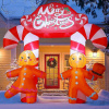 Large Gingerbread  Arch Scene Inflatable